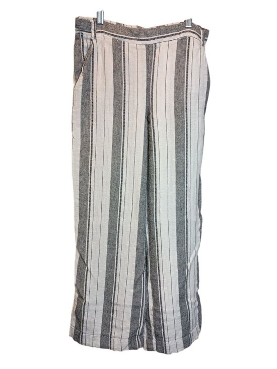 Maurices Pants - Maurices Women's Stripped Gray/White Pants Sz.M